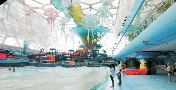 Water cube paradise